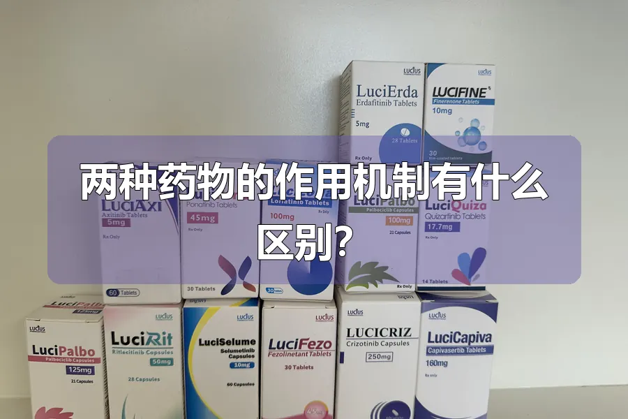 两种药物的作用机制有什么区别?